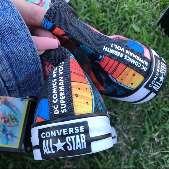 SOLD NWB 🤩 CONVERSE x DC ALLSTAR MENS - Picture 5 of 8